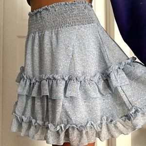 Shein Blue Skirt